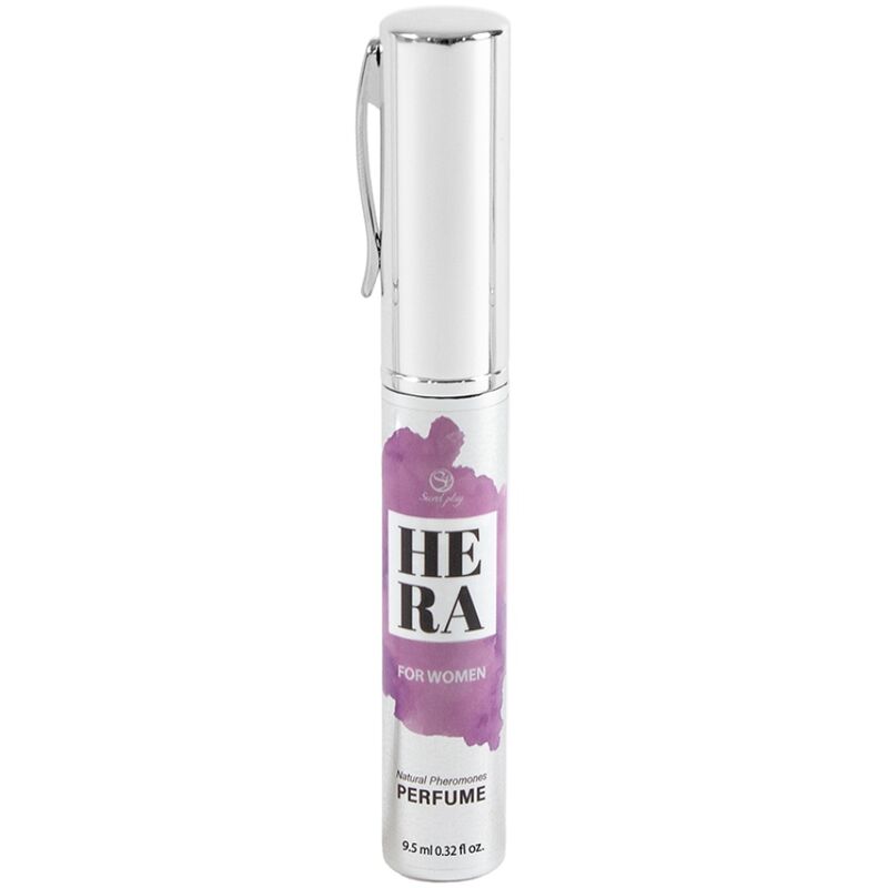 Profumo naturale con feromoni SECRETPLAY HERA da viaggio per donna, flacone da 10 ml, confezione compatta e elegante