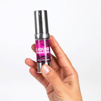 Liquido vibratore forte SECRETPLAY COSMETIC in bottiglia da 15 ml, stimolatore intenso e stimolazione sensoriale.