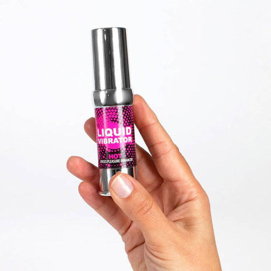 Liquido vibratore forte SECRETPLAY COSMETIC in bottiglia da 15 ml, stimolatore intenso e stimolazione sensoriale.