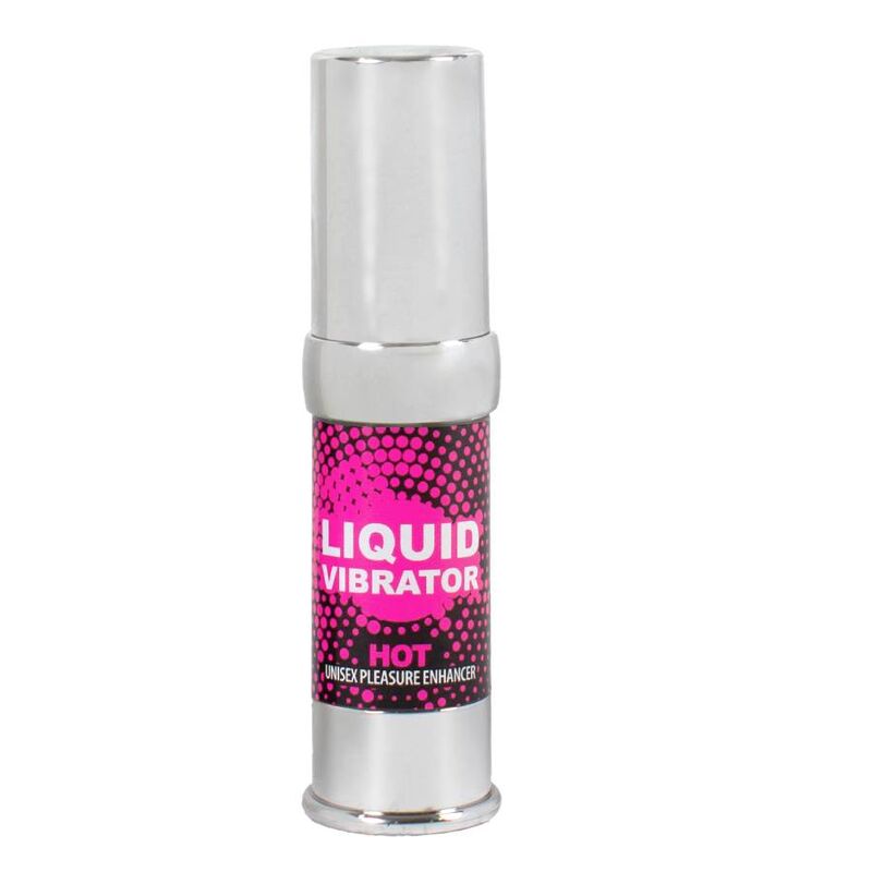 Liquido vibratore forte SECRETPLAY Cosmetic in flacone da 15 ml, stimolatore intimo per piacere e sensazioni intensi.