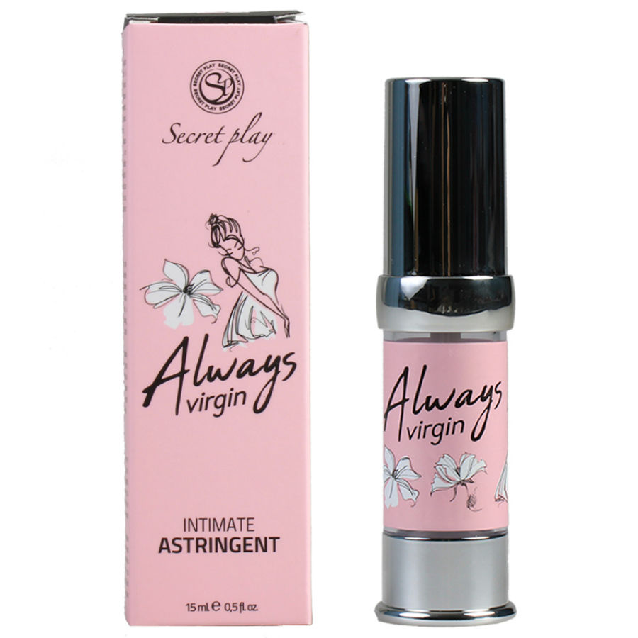 Gel intimo astringente SECRETPLAY Sempre Vergine, prodotto cosmetico per la cura dell'area intima femminile.
