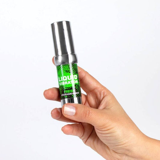 Vibratore liquido Fresh di SECRETPLAY COSMETIC, stimolatore e intensificatore del piacere, bottiglia da 15 ml.