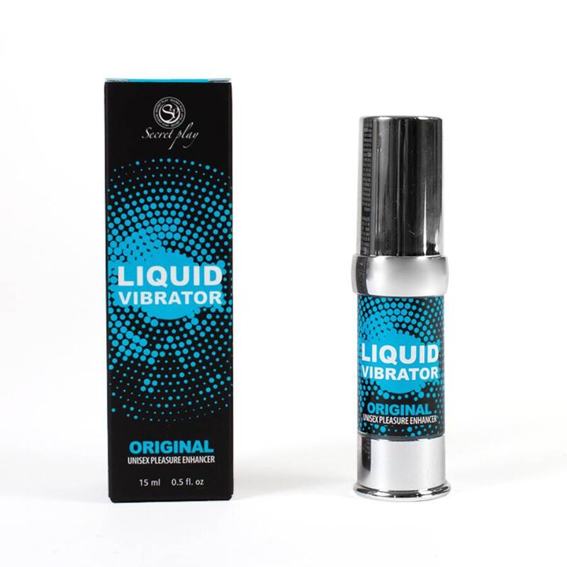 Vibratore liquido unisex SECRETPLAY COSMETIC in flacone da 15 ml, stimolatore intimo per uso personale e di coppia