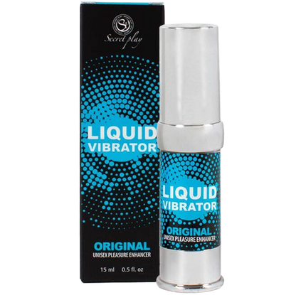 Vibratore liquido unisex SECRETPLAY COSMETIC, bottiglia da 15 ml con etichetta, stimolatore per uso personale e di coppia