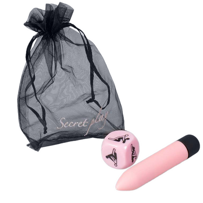 Kit di sensori sensoriali SECRETPLAY TOYS, strumenti per stimolazioni tattili e sensoriali, visibili in primo piano nell'immagine.
