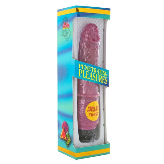 Vibratore flessibile in Jelly viola di Seven Creations, design ergonomico e texture morbida per stimolazione.