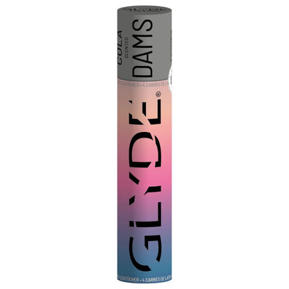 Gel lubrificante SHEER GLYDE Dams Lamine Lattice per sesso orale, trasparente e setoso, adatto a pratiche intime.