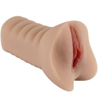 Masturbatore della vagina SHEQU Maud, modello realistico in silicone, con dettagli anatomici visibili.