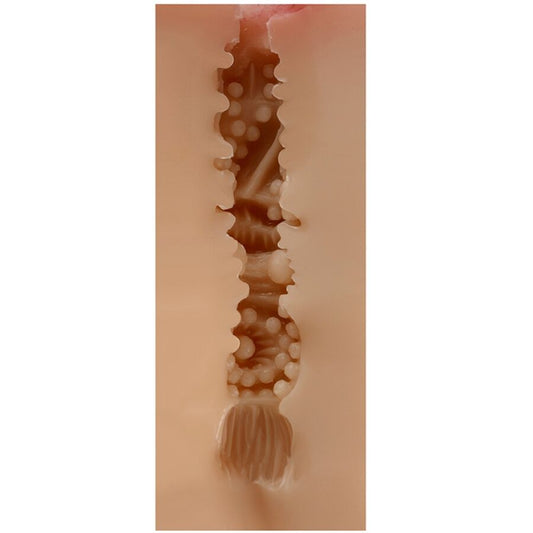 Masturbatore donna SHEQU Maureen, modello vagina con dettagli realistici, in silicone morbido e di alta qualità.