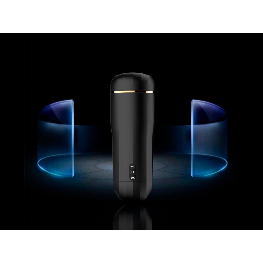 Masturbatore vagina neve SHEQU con vibrazione e aspirazione, dettagli realistici e design elegante per piacere intimo.