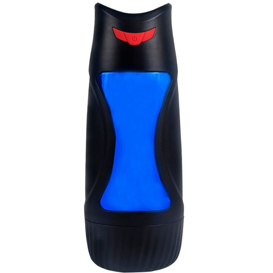 Masturbatore vaginale SHEQU Renee con funzione di vibrazione e custodia, design compatto e realistico, materiale morbido e squeezable