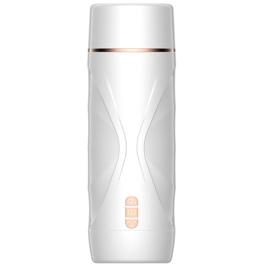 Masturbatore vaginale vibrante SHEQU Riley con aspirazione, dettagli realistici e design ergonomico, per piacere intimo.