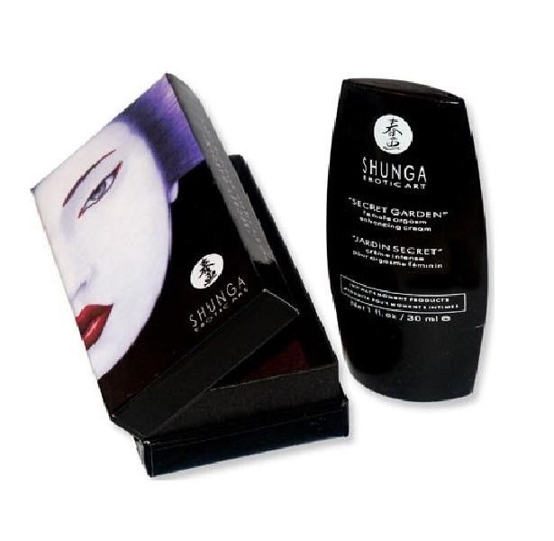 Crema intensiva per orgasmo femminile Shunga Giardino Segreto, prodotto afrodisiaco della linea Shunga Aphrodisiacs.