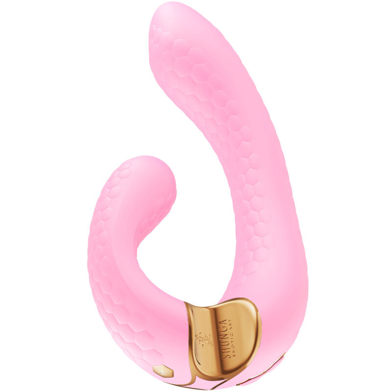 Massaggiatore intimo SHUNGA TOYS Miyo Rosa, dispositivo rosa con design ergonomico e texture liscia per piacere personale.