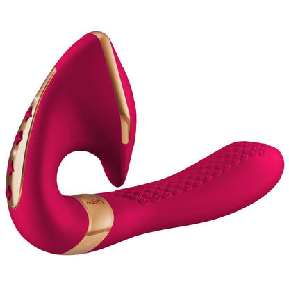 Massaggiatore intimo rosa SHUNGA TOYS SOYO, dispositivo di stimolazione con design ergonomico e superficie liscia.