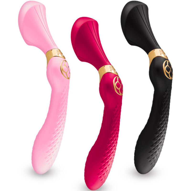 Massaggiatore intimo rosa Shunga Toys Zoa, dispositivo di stimolazione con design ergonomico e superficie liscia.
