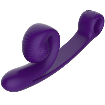 Vibratore a forma di lumaca rosa della marca SNAIL VIBE, con curva ergonomica per stimolazione piacevole e sicura.