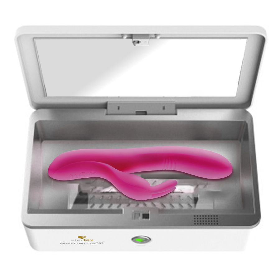 Stertoy sterilizzatore UV COVID-19 germicida battericida per superfici, design compatto e sicuro, con tecnologia ultravioletta.