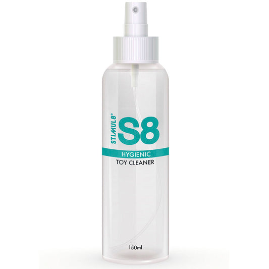 Detergente igienico per giocattoli STIMUL8, soluzione da 150 ml per pulizia e sanificazione sicura dei giochi per bambini.