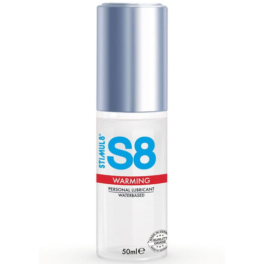 Lubrificante Effetto Calore STIMUL8 S8 da 50 ml, gel lubrificante con effetto riscaldante per il massimo piacere.