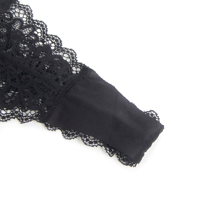 Body in pelle nera SUBBLIME con zip, taglia S/M, vestibilità aderente e dettagli eleganti, visibile in questa immagine