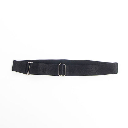 Abito con spalline in pelle nera SUBBLIME DRESSES, taglia S/M, dettaglio elegante e moderno.