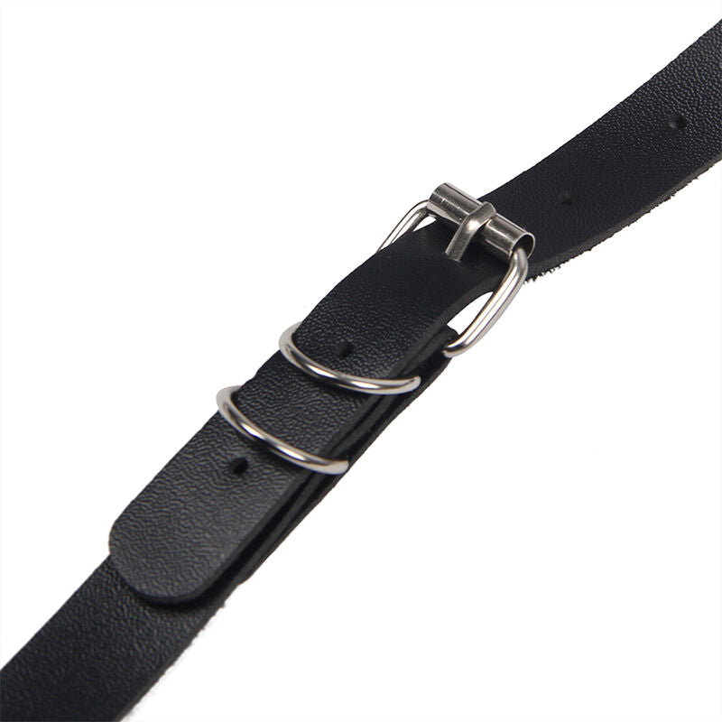 Imbracatura completa Subblime Fetish con fibbie in pelle nera, taglia unica, dettagli eleganti e finiture di alta qualità.