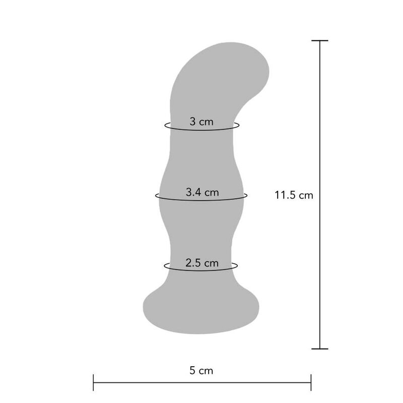 Buttplug TOYJOY in vetro vibrante, design elegante e trasparente, con superficie lucida e colorata per uso personale e intimo.