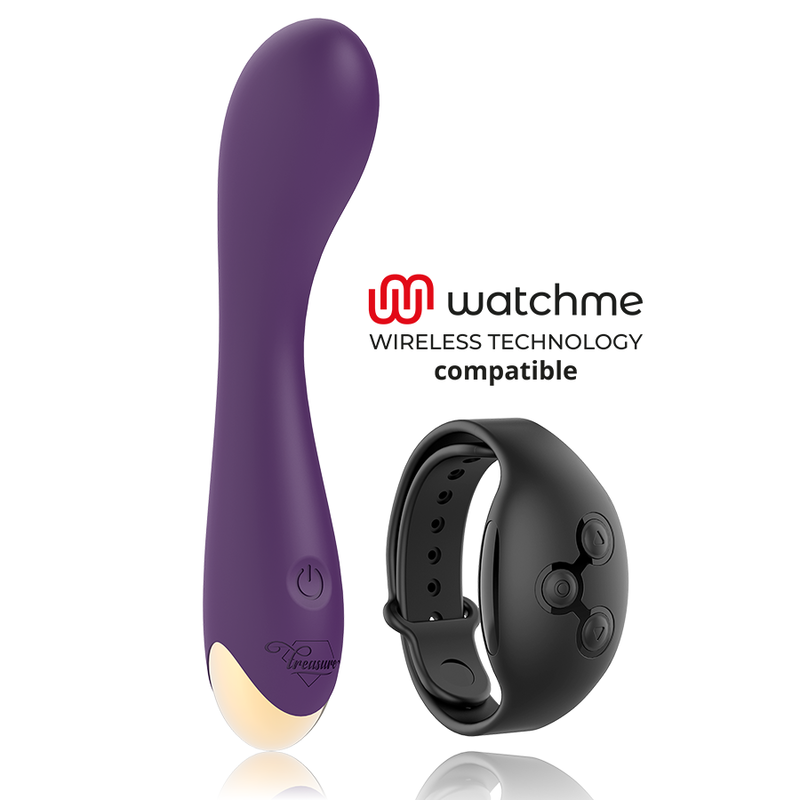 Vibratore G-spot Treasure Hansel con tecnologia wireless, design elegante e compatibile WatchMe, immagine del prodotto.