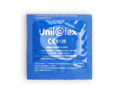 Conservanti naturali Unilatex in confezione da 144 unità, confezione con etichetta e dettagli del prodotto