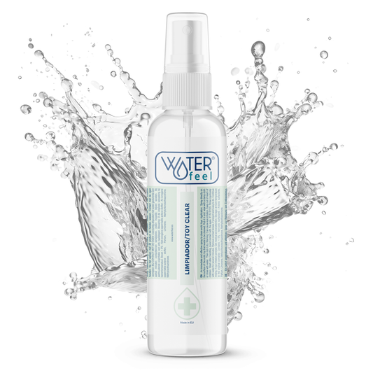 Detergente per giocattoli sterile WATERFEEL da 150 ml, pulisce e disinfetta giocattoli in modo sicuro e efficace.