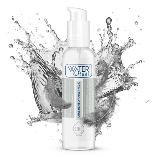 Lubrificante anale WATERFEEL da 150 ml, gel trasparente e morbido, ideale per maggiore comfort e scorrevolezza.