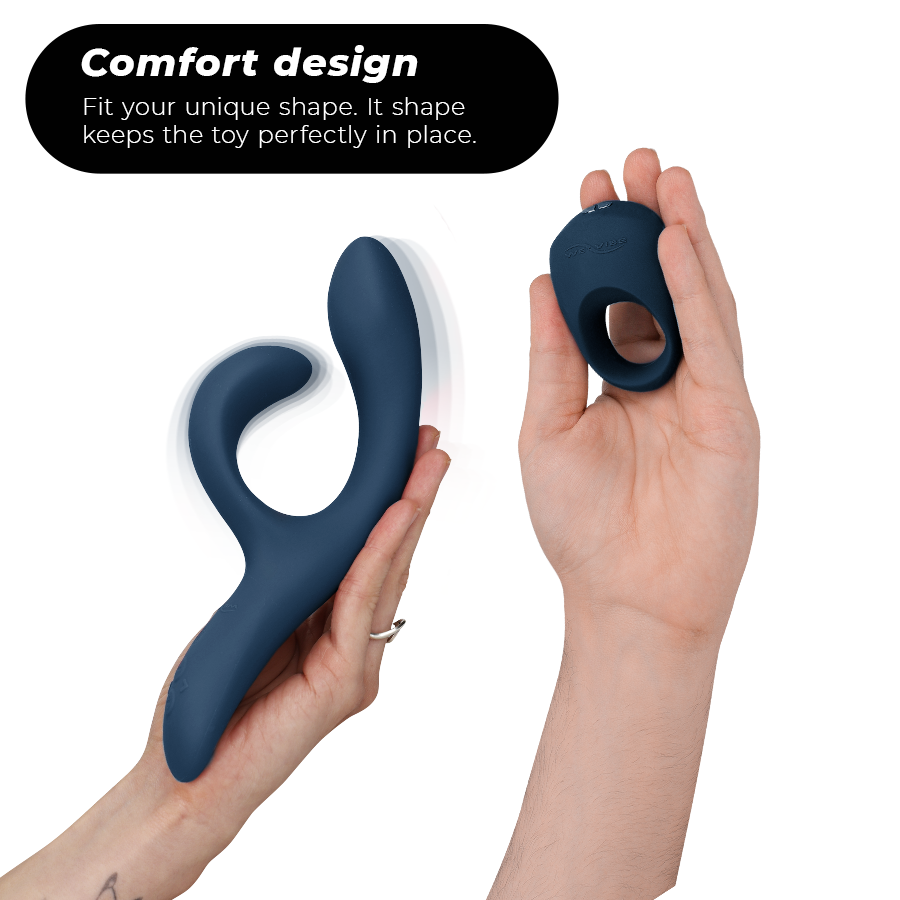 Impostazione appuntamento notturno del dispositivo WE-VIBE, con dettagli e pulsanti visibili sull'interfaccia.