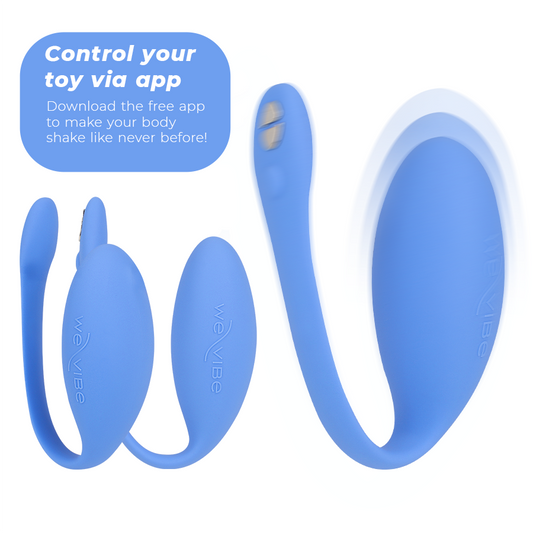 Vibratore Jive per coppia WE-VIBE, dispositivo in silicone nero con design ergonomico e controlli intuitivi per il piacere condiviso.
