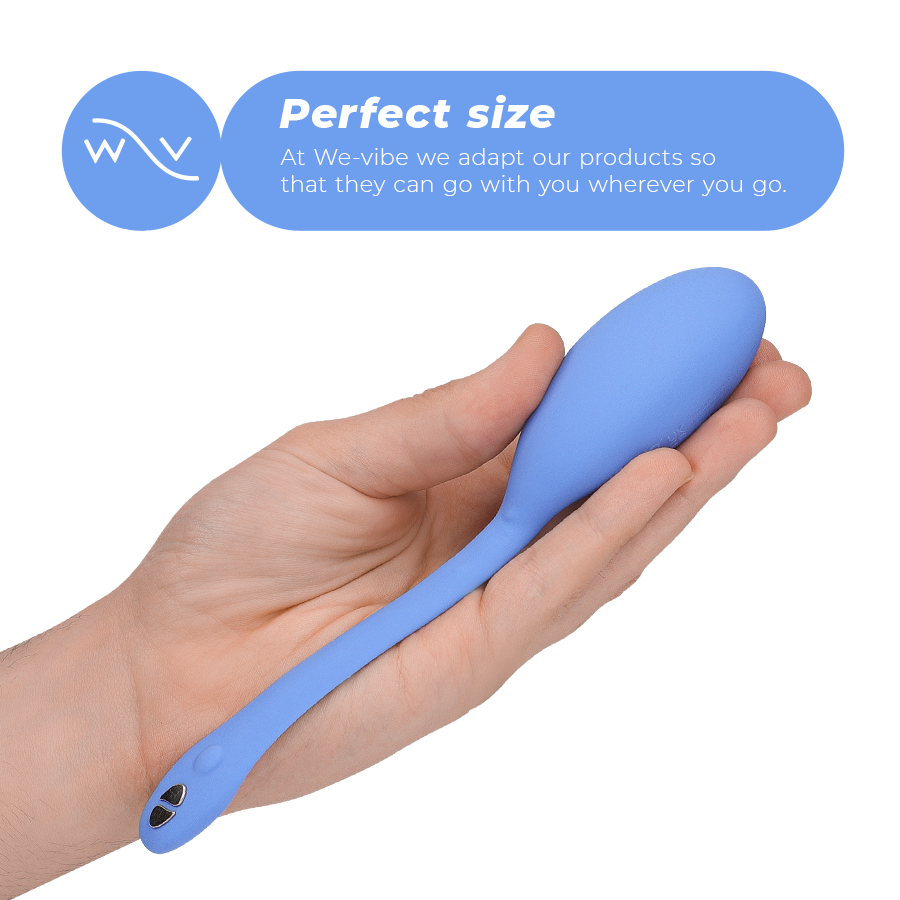 Vibratore WE-VIBE Jive per coppia, design ergonomico e versatile, ideale per stimolazione condivisa e piacere di coppia.