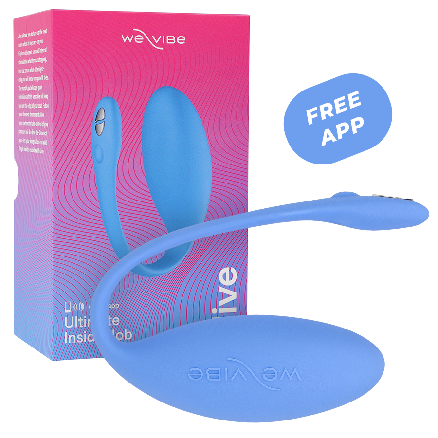 Vibratore Jive di WE-VIBE per coppia, design ergonomico, ideale per stimolazione e piacere condiviso, in silicone morbido.