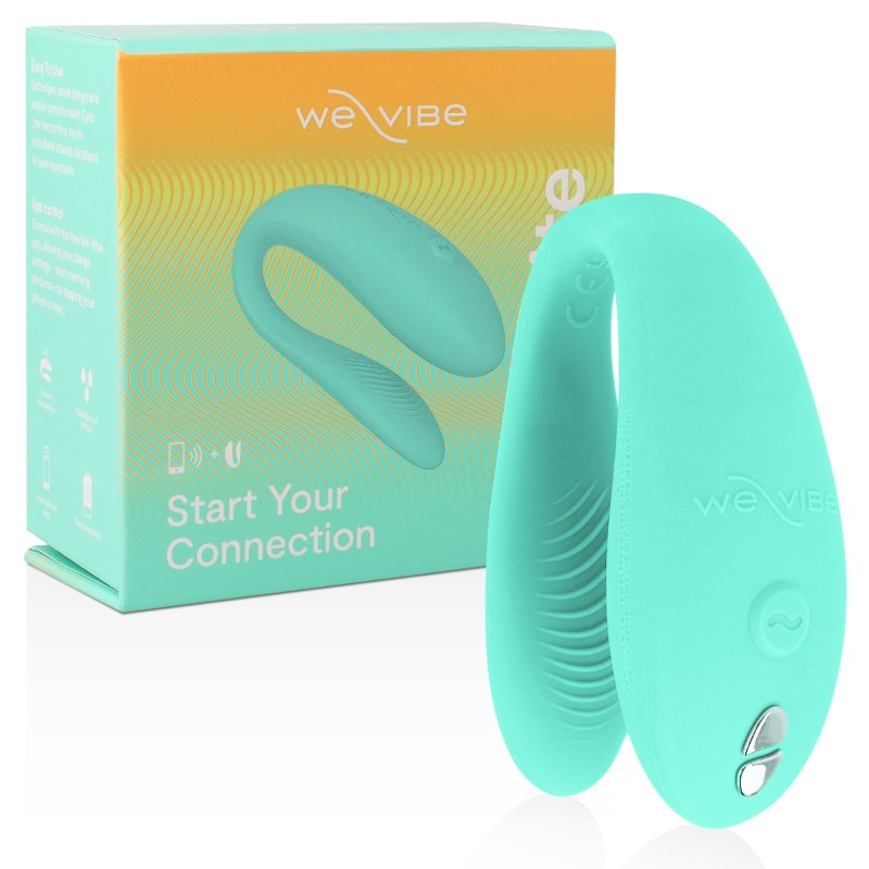 Stimolatore clitoride We-Vibe Sync Lite rosa, compatto e ergonomico, progettato per stimolazione mirata e comfort.