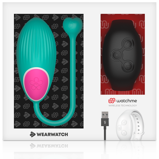 Orologio WearWatch Egg Telecomando WaterMe Acqua di Mare con tecnologia Jet, display digitale e cinturino in silicone blu.