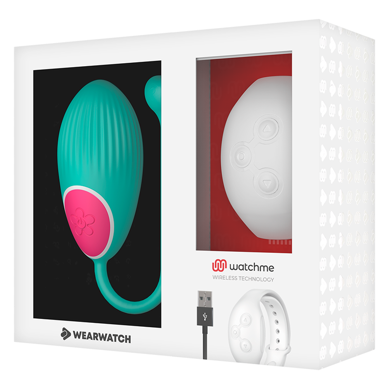 Orologio WearWatch Egg Telecomando WatchMe con tecnologia resistente all'acqua mare e neve, quadrante digitale e cinturino in silicone