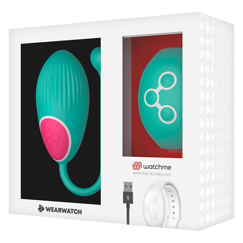Orologio WearWatch WatchMe Seawater con tecnologia di controllo remoto dell'uovo, display digitale e cinturino resistente all'acqua.