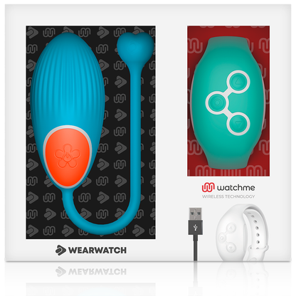 Smartwatch WearWatch TECNOLOGIA WATCHME con telecomando Bluetooth, colore acquamarina, display digitale e cinturino in silicone