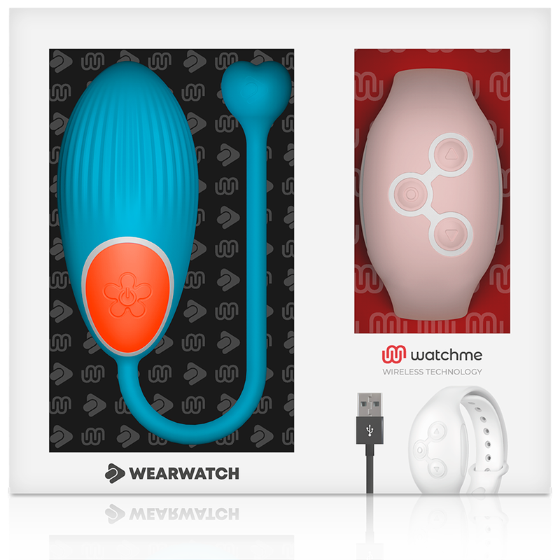 Orologio WearWatch WatchMe Telecomando Uovo in blu e rosa, con design moderno e tecnologia avanzata.