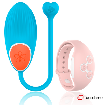 Orologio Wearwatch WatchMe Telecomando Uovo in blu e rosa, con display e pulsanti, stile moderno e tecnologia innovativa