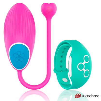 Orologio WEARWATCH TECNOLOGIA WatchMe telecomando a forma di uovo fucsia con dettagli acqua di mare.