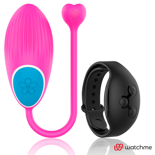 Orologio WearWatch WatchMe Telecomando Uovo Fucsia e Jet con display digitale e cinturino colorato.