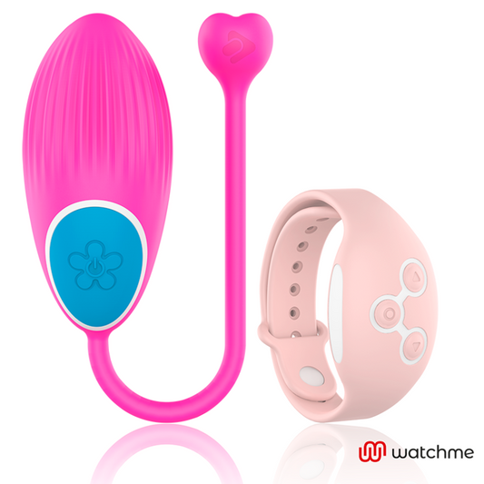 Orologio WearWatch TECNOLOGIA WATCHME Telecomando Uovo Fucsia e Rosa con display digitale e pulsanti.
