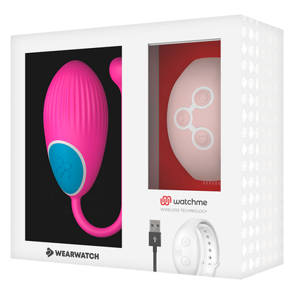 Orologio WearWatch WatchMe Telecomando Uovo in fucsia e rosa, con design a forma di uovo e tecnologia avanzata.