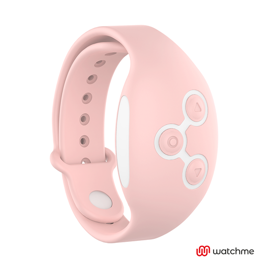 Vibratore doppia tecnologia WEARWATCH WATCHME rosa, design elegante e resistente all'acqua di mare, dettagli visibili in immagine