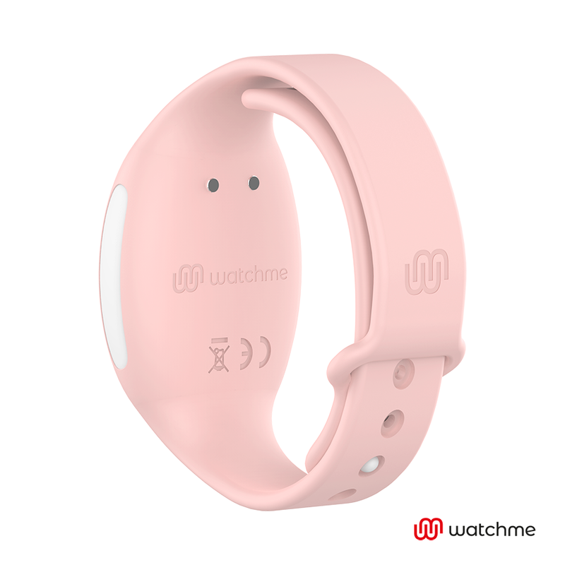 Vibratore WEARWATCH WATCHME rosa con tecnologia doppia, design elegante e resistente all'acqua di mare, visibile in immagine
