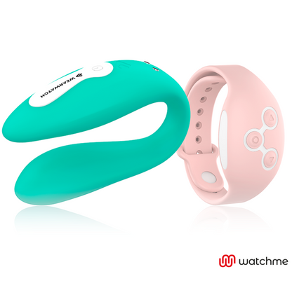 Vibratore WEARWATCH WatchMe rosa con tecnologia doppia, ideale per stimolazione acquatica, visibile in immagine.